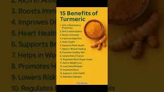 15 Amazing Benefits of Turmeric You Need to Know! 🌟