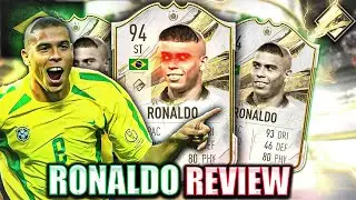 WE TRY THE REAL RONALDO! 94 MID ICON RONALDO REVIEW! FIFA 23 ULTIMATE TEAM