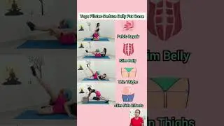 Yoga Pilates-Reduce Belly Fat #nikitafitness #short #reducebellyfat #bellyfatloss #yoga