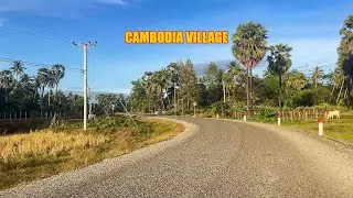 Most Beautiful Village View in Siem Reap Cambodia: Relaxing Trip [ Mr Lee Village Tour ]