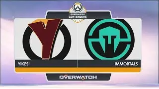 Yikes! vs Immortals (Map 1) | OW Contenders Season Zero: North America [Group Stage]