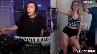 STPeach and Jay Chae dancing to ARIatHOME