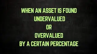 When an asset is found undervalued or overvalued by a certain percentage | Revaluation Account