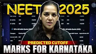 NEET 2025: Predicted Cutoff Marks for Karnataka #NEET2025📝📚 #neet2025