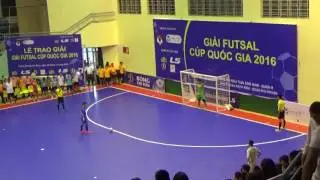 Penalty - Th&aacute;i Sơn Nam vs Hải Phương Nam PN - Giải Futsal C&uacute;p Quốc Gia 2016 - Chung kết