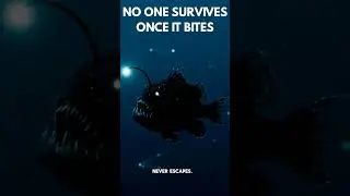 The Anglerfish waits in total darkness&hellip; its glowing lure can trap anything! 🌊🐟#facts #nature #ocean