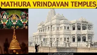 Vrindavan vlog Part 1 || Exploring Temples || Nandgao ||