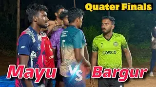 Quater Finals Set-2 Mayu vs bargur 💥😻 bagalur volleyball tournament 🏟️ 