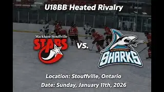 Part 4 - Markham Stouffville Stars U18BB vs Scarborough Sharks - Jan 11.26 O Zone - Heated Rivalry