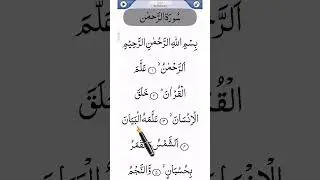 Surah alrahman #quran #recitation  #dailyquran #dailyqurantilawat #alrahman [Daily Quran full HD]