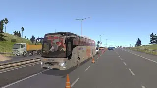 Mercedes benz tourismo ile ONLİNE sefer BİDAHA ONLİNE SEFER GİRMEM Otobüs simulator ultimate 