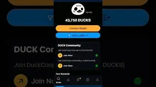 Ducks Airdrop new telegram bot mining. Free airdrop to telegram users. Pre market Price #airdrop #az