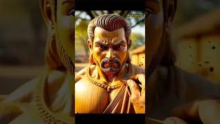 Salman Khan Inspired Wooden Statue | Hyper-Realistic AI Video #WoodCarving #ai #shorts