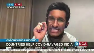 Africa's largest broadcast news network eNCA covers India's pandemic & Dr Ritesh Maliks views