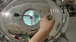How to operate the fixed cover model vacuum emulsifier mixer tank for making cosmetic cream lotion