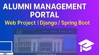 Alumni Management Portal | Django + MySQL | Full Stack Web Project