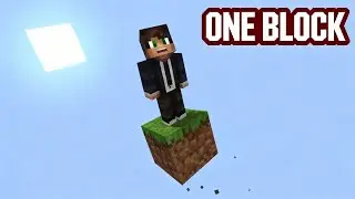 Minecraft One Block Survival EP1 &ndash; Starting From ONLY ONE BLOCK! 😱