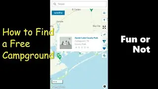 How to Find Free Campgrounds | campendium | free campsites | Fun or Not | Vanlife Pinoy in America