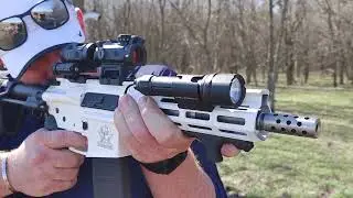 Great Lakes White Cerakote AR Pistol 5.56 NATO