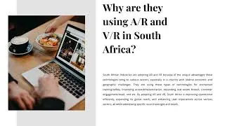 AR and VR in South Africa