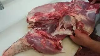 deshuesar una paleta o espalda de ternera