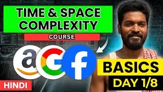 Day 1/8 - 🔥 Master Time & Space Complexity from Scratch | DSA Foundations (Preview Lecture) #dsa