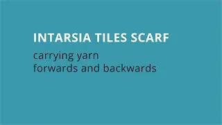 Intarsia Tiles Scarf