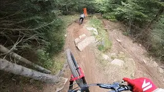 Bikepark Lac Blanc 2019 - Downhill La Nuts 🔴Crash🔴