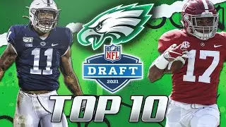 Top 10 Players the Philadelphia Eagles could draft at Pick 12 | 2021 NFL Draft
