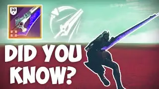 I'm Surprised Players Don't Know This About Eager Edge [Destiny 2]