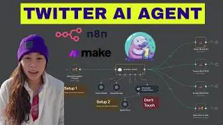 Агент ИИ пишет сообщения в Twitter на автопилоте! (n8n и Make)