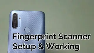 Realme Narzo 20A Fingerprint Scanner Setup & Working