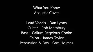 Poet Amongst Thieves - What You Know (Two Door Cinema Club Cover)