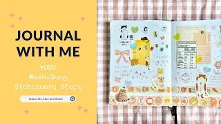 Journal With Me #002 -  WashiGang Stationery Store
