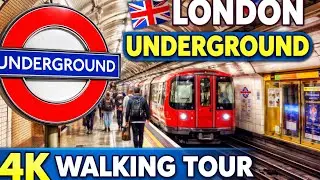 Экскурсия по лондонскому метро 🇬🇧 | Пешеходная экскурсия по метро в формате 4K &bull; Путеводитель в р...