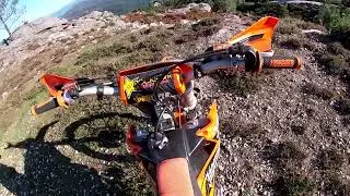 KTM EXC 450 - REVIEW / TEST DRIVE / ACCELERATION