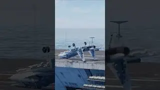 Su-33 Carrier Landing Failure ✈️ #Su33 #Carrier #Landing #NavalAviation #Jet #Deck #Shorts #Aviation