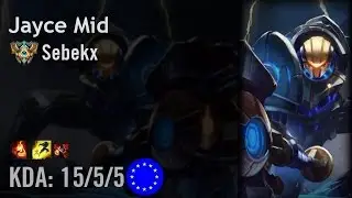 Jayce Mid vs Corki - Sebekx - EUW Challenger Path 6.4