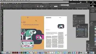 Image Development 1: illustration and text balance story