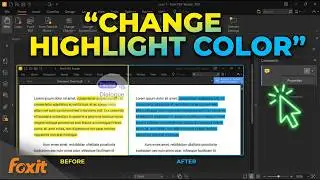 How to Change the Highlight Color in PDF at Once on Foxit