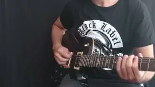 Black Label Society - Blackened Waters guitar solo cover by Burak Avcıoğlu