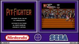 Pit-Fighter  (Super Nintendo VS Sega Genesis) side by side comparison