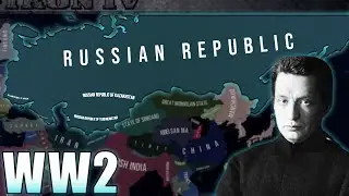 IF Alexander Kerensky succeeded and saved The Russian Republic? - HOI4 Timelapse