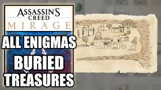Assassin's Creed Mirage - All Enigma Treasures & Solutions Locations (Buried Treasures)