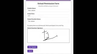 Create a FREE Digital Signature Form for Schools in Minutes | Google Sheets + Apps Script