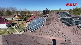 A 15 kW Solar Power System Installed in Leningrad Oblast