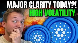 CARDANO ADA - СЕГОДНЯ ОЧЕНЬ ЯСНАЯ СИТУАЦИЯ?!! ВПЕРЕДИ ВЫСОКАЯ ВОЛАТИЛЬНОСТЬ!