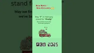 FINALLY ! NEW MONTH New blessings ! Feb 2025 #godsword #liveforjesus #bible