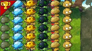 SmallPuff Family VS 999Zombies-------Plants vs Zombies