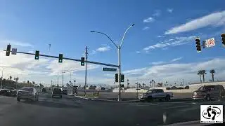 Vegas Sunny Drive Tour Las Vegas Scenic Westbound E Sahara Ave., Las Vegas, Nevada!